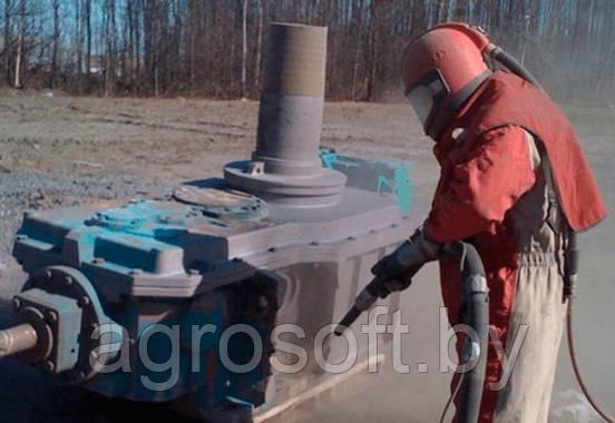 Пескоструйная обработка спецтехники