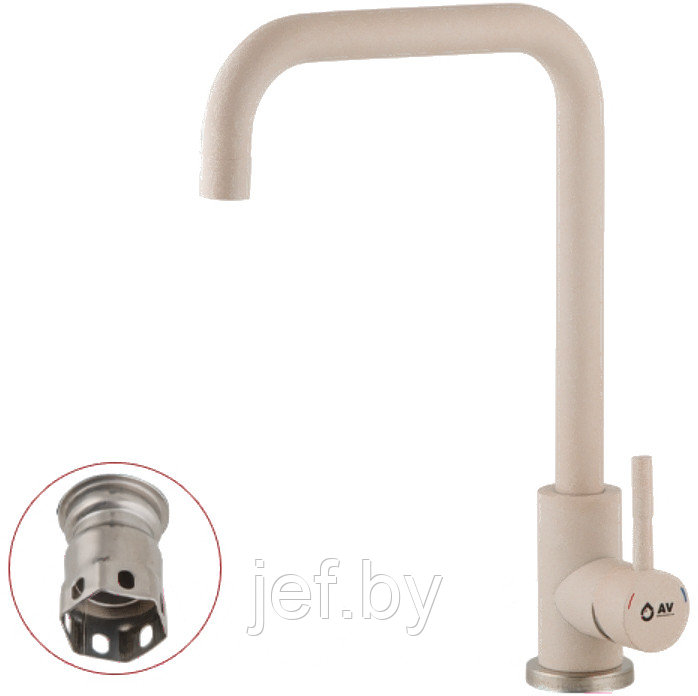 Смеситель для кухни (SUS 304) D35 AVZAR4-B304GT гранит AV ENGINEERING AVZAR4-B304GT-736