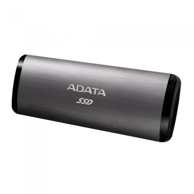 A-DATA ASE760-1TU32G2-CTI 1TB SE760 External SSD USB 3.2 Gen2 Type-C R1000/W1000 Titan-Gray - фото 1 - id-p226700829