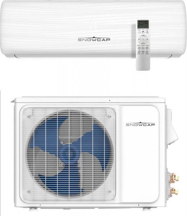 Настенный кондиционер сплит система с дисплеем пультом обогревом для дома дачи квартиры SNOWCAP 07BB-I - фото 1 - id-p226700895