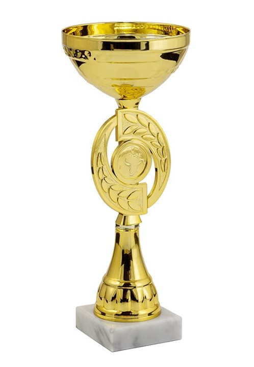 Кубок на мраморной подставке , высота 26 см, чаша 12 см арт. 448-260-120