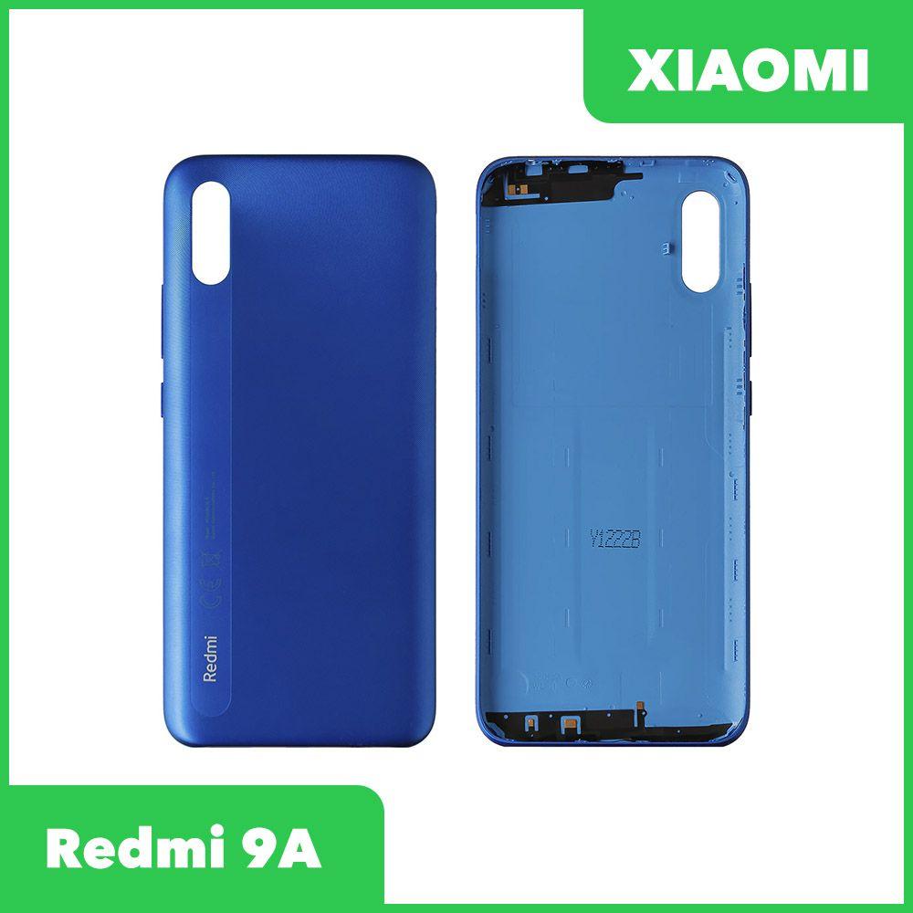 Задняя крышка корпуса для Xiaomi Redmi 9A, синяя - фото 1 - id-p226701080