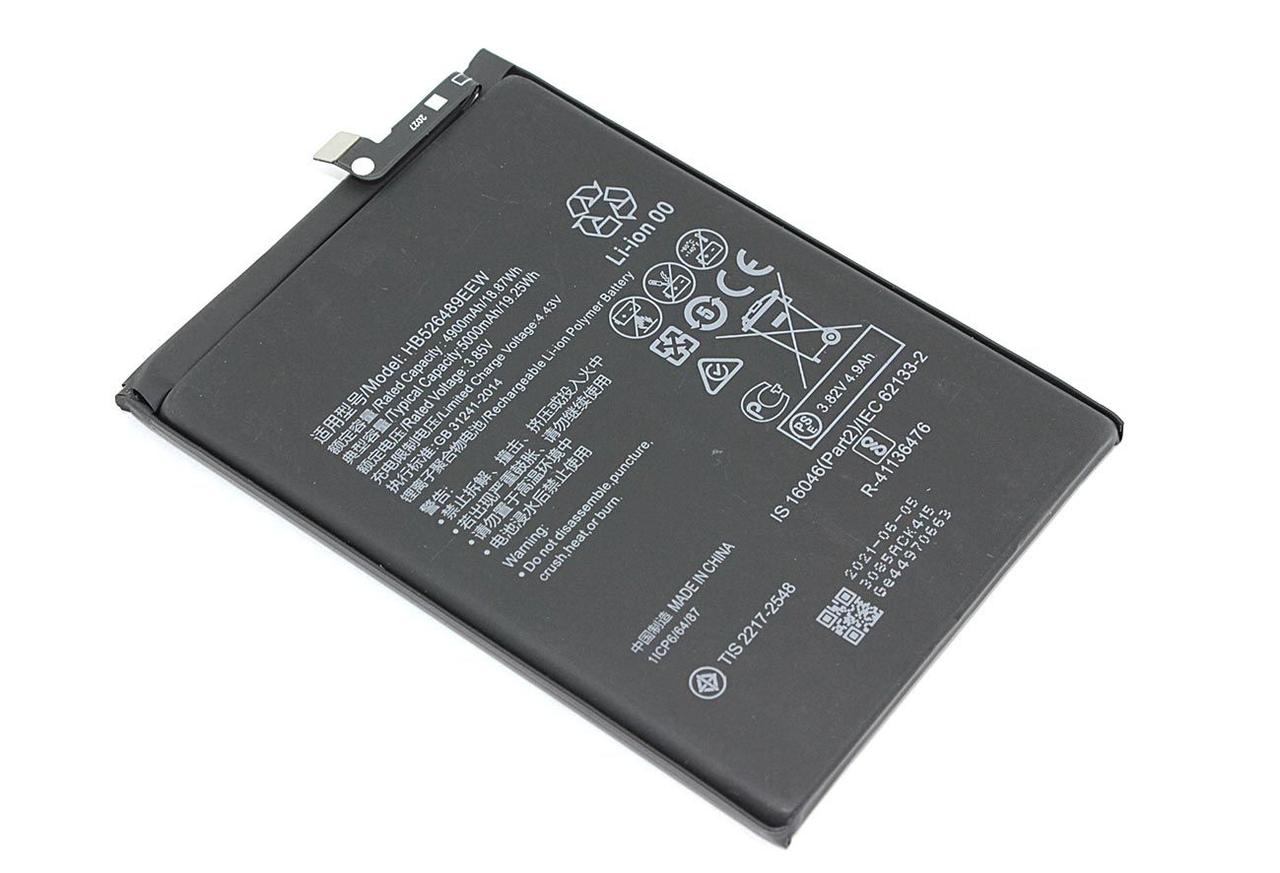 Аккумулятор (батарея) HB526489ECW для телефона Huawei Y6p (MED-LX9N) 2020, 3.85В, 4900мАч - фото 1 - id-p226701083