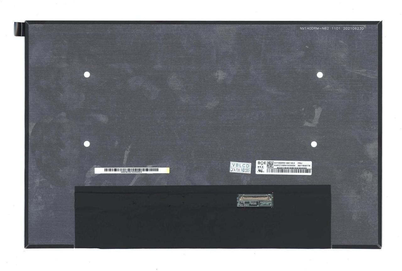 Матрица NV140DRM-N62 14", 2240x1400, 40 pin, LED, UltraSlim, матовая, без креплений, ADS, - фото 1 - id-p226701104
