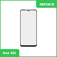 Стекло + OCA пленка для переклейки Infinix Hot 30i (черный)