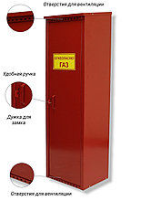 Шкаф для газовых баллонов (красный, 1*50 л.)