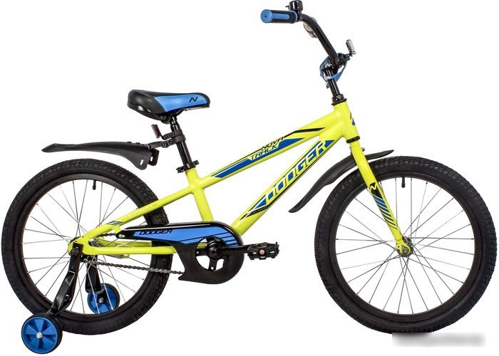 Детский велосипед Novatrack Dodger 20 2022 205ADODGER.GN22 (зеленый) - фото 1 - id-p226702126