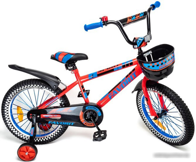Детский велосипед Favorit Sport 16 SPT-16RD (красный) - фото 1 - id-p226702148