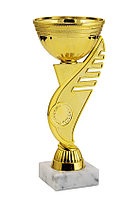 Кубок на мраморной подставке , высота 18 см, чаша 8 см арт. 454-190-80