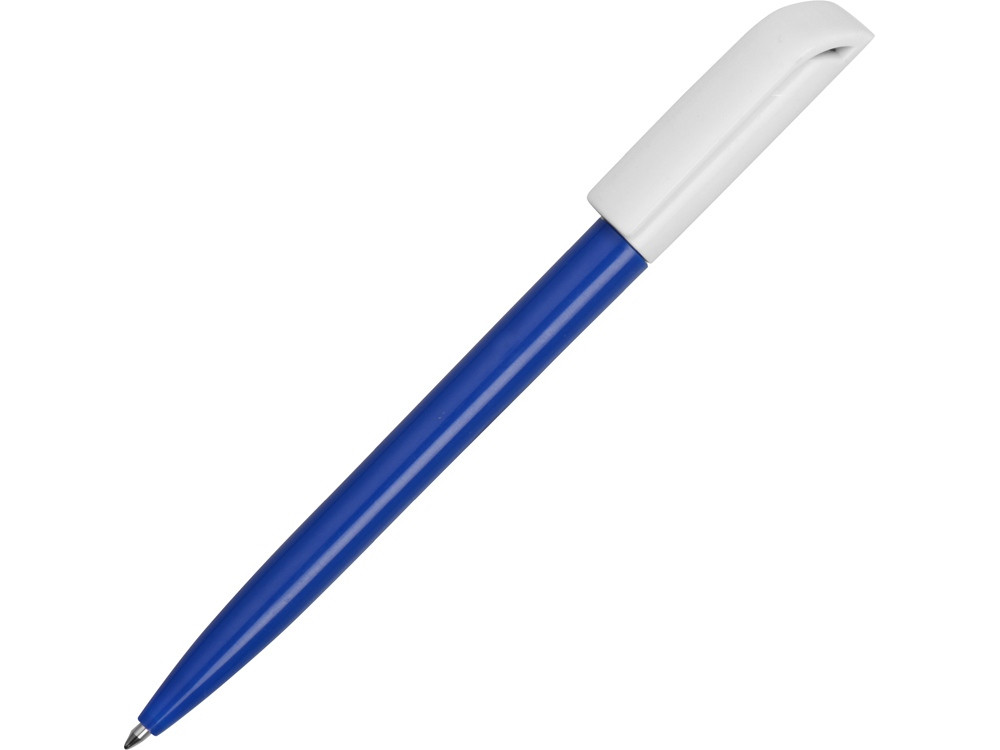 Ручка пластиковая шариковая Миллениум Color BRL, синий/белый - фото 1 - id-p226702874