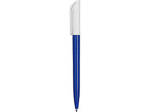 Ручка пластиковая шариковая Миллениум Color BRL, синий/белый, фото 2