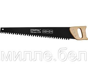 Ножовка по газобетону 700мм 17 зубьев с напайками STARTUL MASTER (ST4084-17) (по пенобетону)