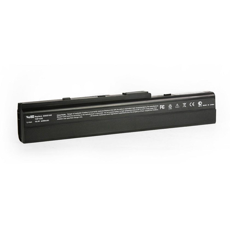 Батарея для ноутбука TopON 73671 10.8V 4400mAh литиево-ионная (TOP-K52) - фото 1 - id-p226715425