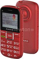Кнопочный телефон Maxvi B5 (красный)