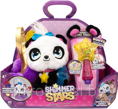 Мягкая игрушка Shimmer Star Плюшевая панда с сумочкой / S19352 - фото 3 - id-p226716386