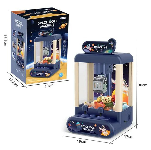Игровой автомат хватайка с набором игрушек Spase Doll Machine, аппарат для ловли игрушек - фото 3 - id-p224649847