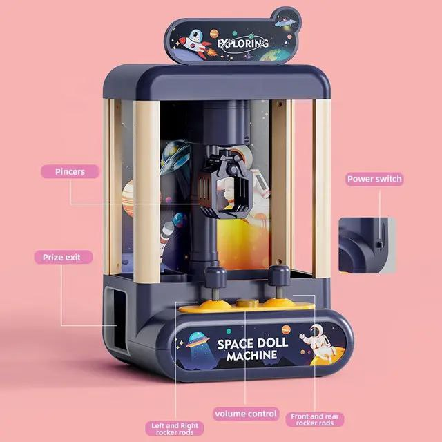 Игровой автомат хватайка с набором игрушек Spase Doll Machine, аппарат для ловли игрушек - фото 5 - id-p224649847