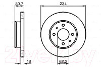 Тормозной диск Bosch 0986479264