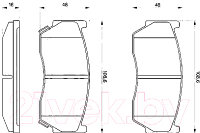 Тормозные колодки Bosch 0986424369