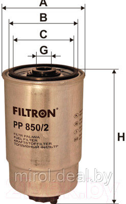 Топливный фильтр Filtron PP850/2 - фото 1 - id-p226718294