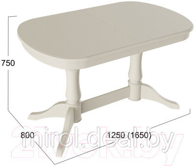 Обеденный стол ТриЯ Валенсия 1.8 - фото 3 - id-p226718195