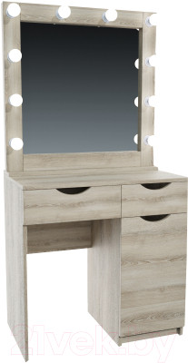 Туалетный столик с зеркалом Мир Мебели SV-22S с подсветкой - фото 1 - id-p226717051