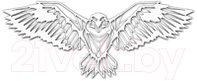 Декор настенный Arthata Белый орел 90x40-V / 055-1