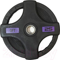 Диск для штанги Original FitTools FT-2HGP-25