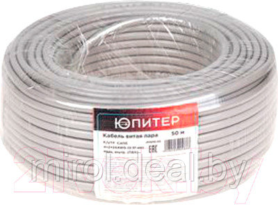 Кабель Юпитер F/UTP Cat5E 4х2х24AWG 0.51мм / JP3010-50 - фото 1 - id-p226721853