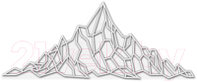 Декор настенный Arthata Полигональные горы 95x40-V / 037-1