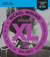 Струны для электрогитары D'Addario EXL120-7