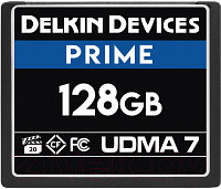 Карта памяти Delkin Devices Prime CF 128GB UDMA7 1050X (DDCFB1050128)