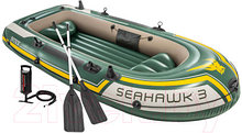 Надувная лодка Intex Seahawk-3 Set / 68380NP