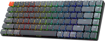 Клавиатура Keychron K3 Grey RGB Gateron G Pro Red Switch / K3-B1-RU - фото 1 - id-p226718858