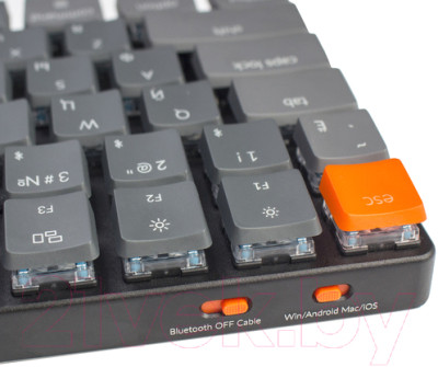 Клавиатура Keychron K3 Grey RGB Gateron G Pro Red Switch / K3-B1-RU - фото 3 - id-p226718858