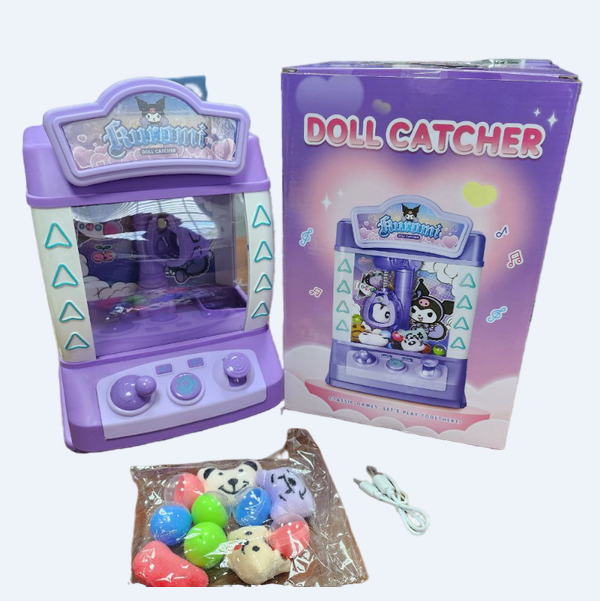 Игровой автомат хватайка с набором игрушек Kuromi, аппарат для ловли игрушек - фото 1 - id-p226725013