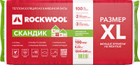 Минеральная вата Rockwool Лайт Баттс Скандик 1200x600x100