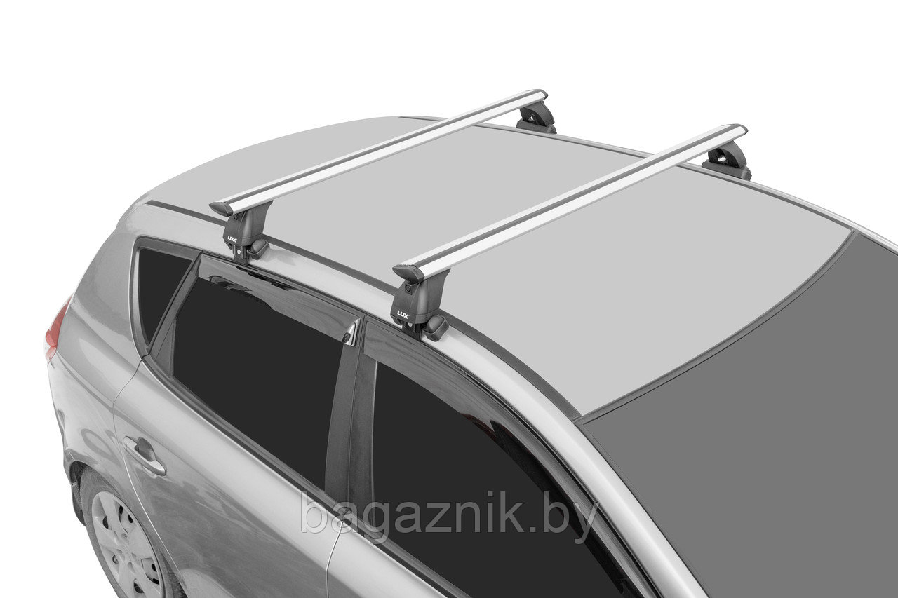 Багажник поперечины LUX Volkswagen Polo Sedan 2009- с дугами аэро-трэвэл (82мм) - фото 7 - id-p181447471