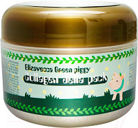 Маска для лица кремовая Elizavecca Green Piggy Collagen Jella Pack коллагеновая