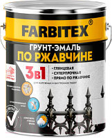 Грунт-эмаль Farbitex По ржавчине 3в1