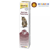 Паста для кошек с эффектом выведения шерсти GIMCAT Malt-Soft-Extra Professional 100 гр