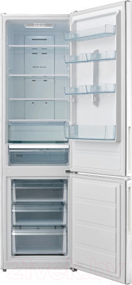 Холодильник с морозильником Korting KNFC 62017 X - фото 2 - id-p226730855