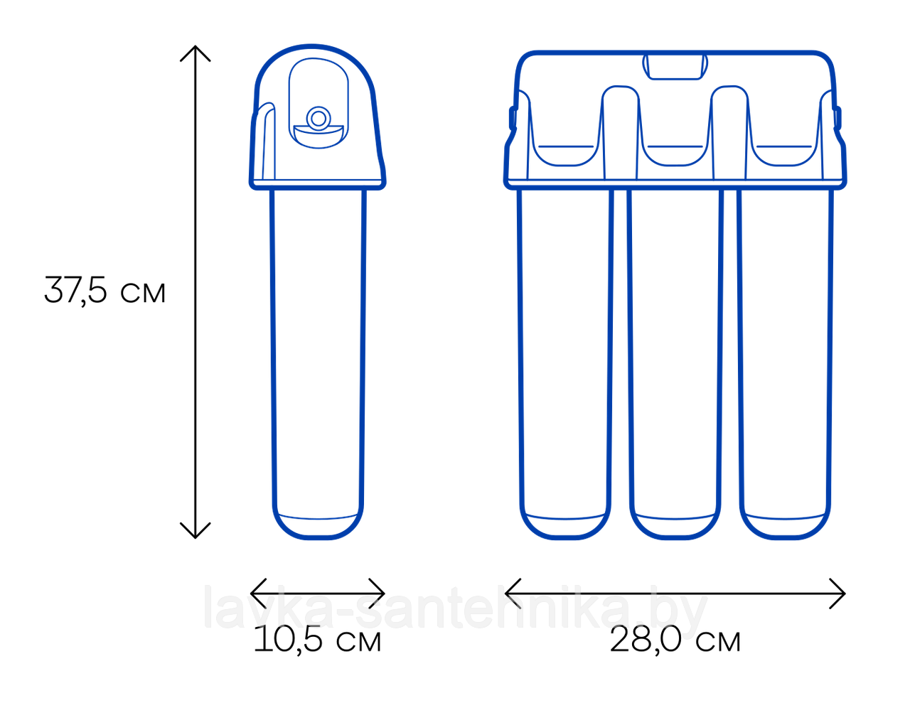 Система проточной очистки воды Аквафор ECO Н PRO - фото 6 - id-p150156090