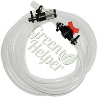 Подающий шланг с краном и фильтром для Инжектора Вентури 1/2 3/4 GreenHelper Подающий шланг