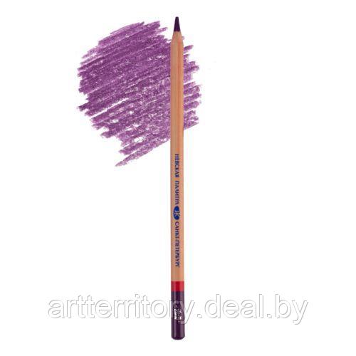 Карандаш профессиональный цветной "Мастер Класс" (пурпурно-фиолетовый) - фото 1 - id-p226735463