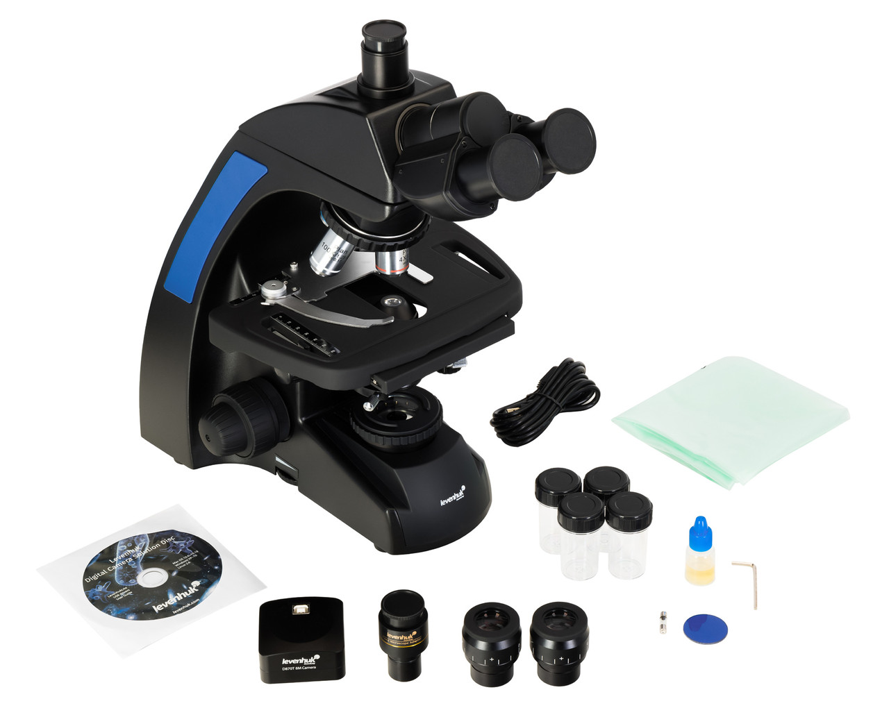 Микроскоп цифровой Levenhuk D870T, 8 Мпикс, тринокулярный - фото 2 - id-p226630140