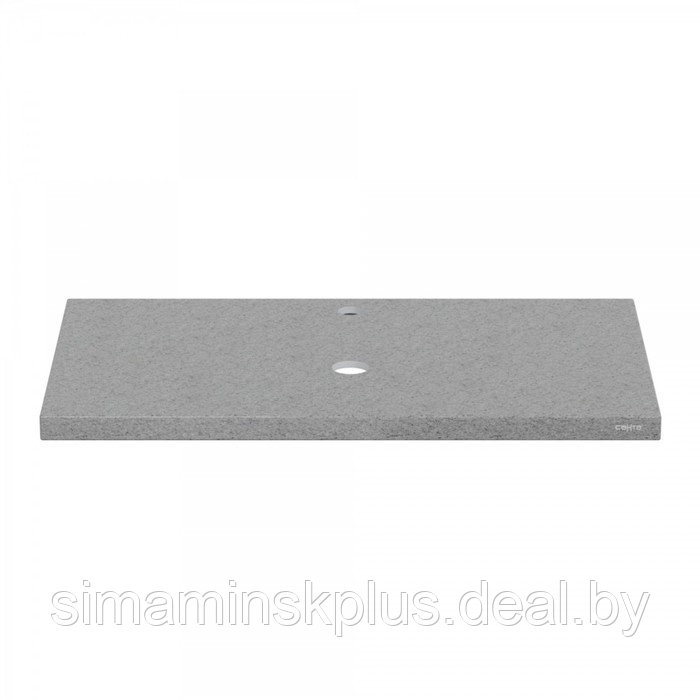 Столешница из литьевого мрамора СаНта 805х35х450 см, цвет вулканический-серый - фото 2 - id-p226736062