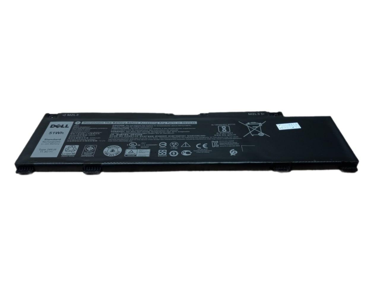 Оригинальный аккумулятор (батарея) для ноутбуков Dell Inspiron G3 15 3790, 15 3779 (266J9) 11.4V 51Wh - фото 8 - id-p226558923