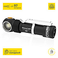 Налобный светодиодный фонарь Armytek Wizard Magnet USB WR