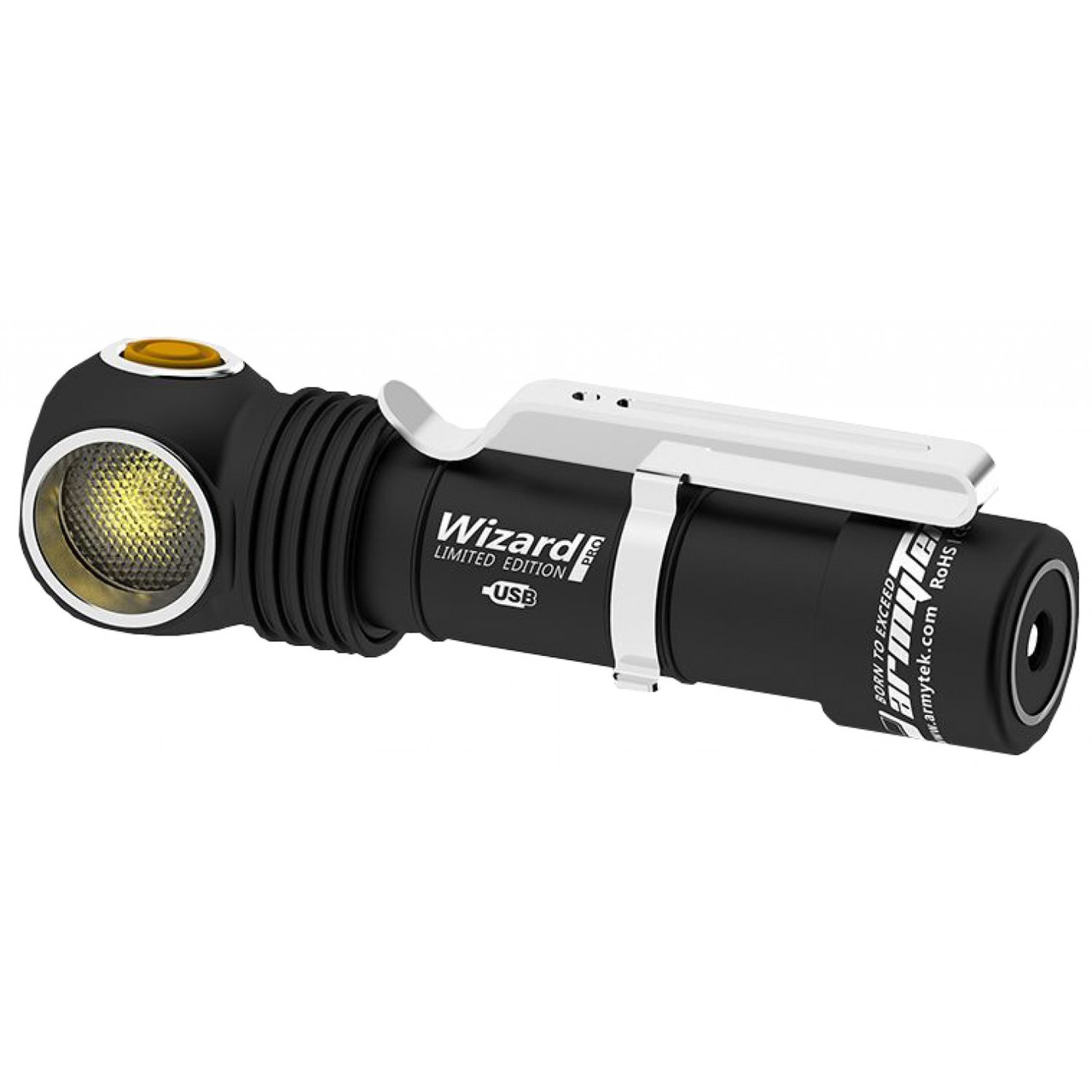 Налобный мощный фонарь Armytek Wizard Pro Magnet USB Nichia (теплый свет) - фото 2 - id-p226632379